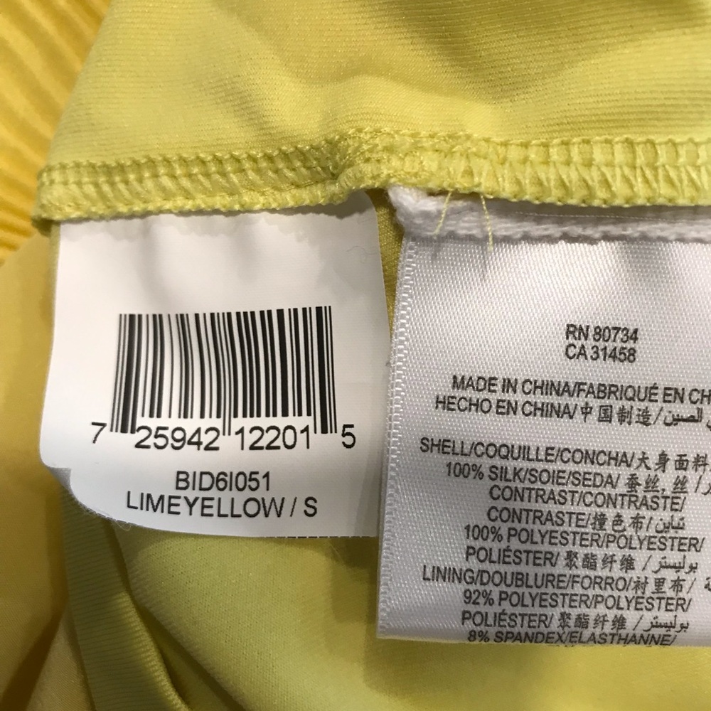 NEW! BCBG Max Azria Mini 100% Silk dress SZ S - Picture 7 of 8